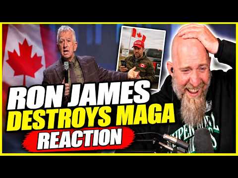 American Reacts to Ron James ROASTING Trump & the GOP