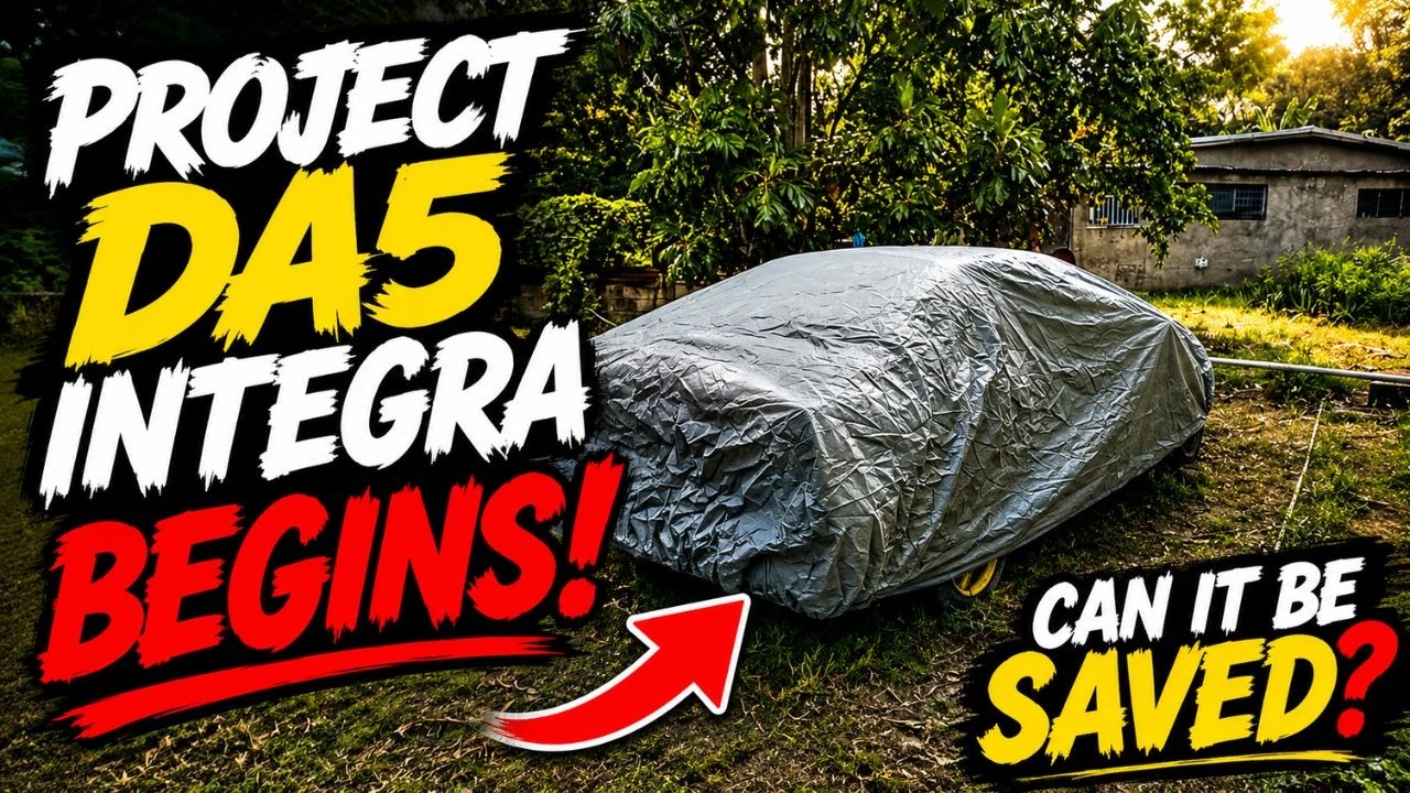 THE DA5 INTEGRA PROJECT BEGINS! Can This Classic Honda Be Saved?
