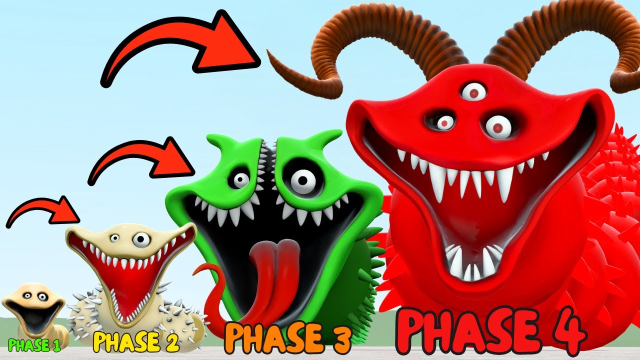 I MADE NEW EVOLUTION OF ROBLOX HUNGRY WORM PHASE 4 (EVIL WORM) In Garry's Mod
