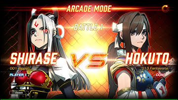 SHIRASE VS HOKUTO FIGHTING EX LAYER 4K GAMEPLAY