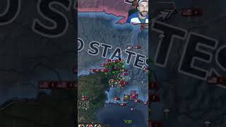 Invading America... with Elephants | HOI4 Mughal Empire #shorts