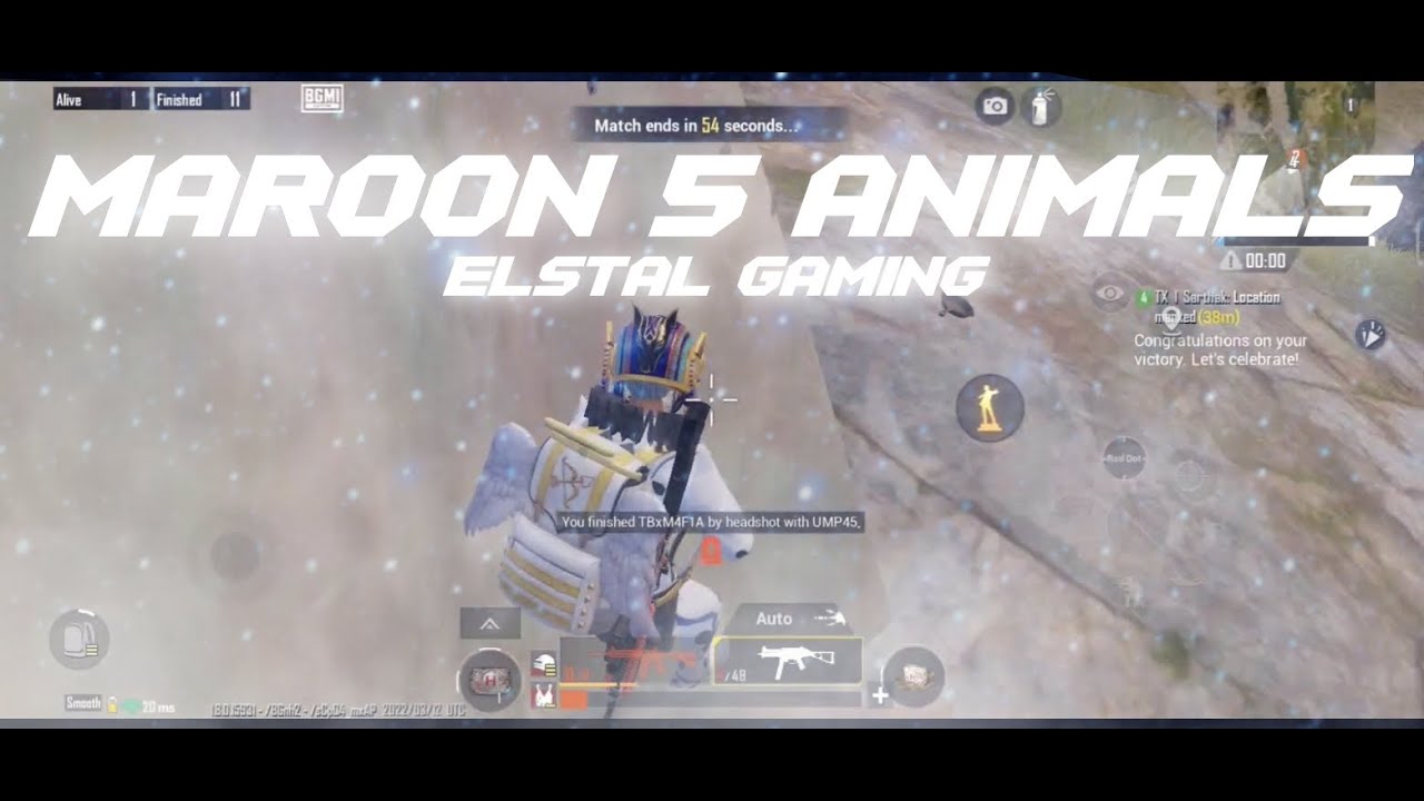 Holi special montage | maroon 5 animals | elstal Gaming  #bgmi #montage #jonathan