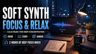 The MOST RELAXING 2 Hours of Soft Synth Music for FOCUS