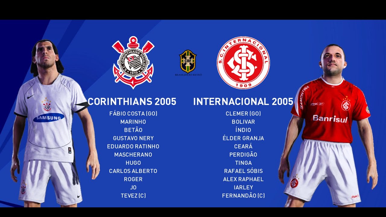 Corinthians 2005 x Internacional 2005 - YouTube