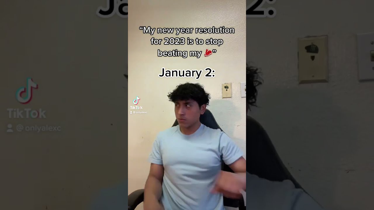 When Your New Years Solution Is To Stop Beating Meat Shorts Comedy 