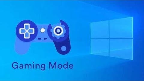 How on windows 10  game mode easy