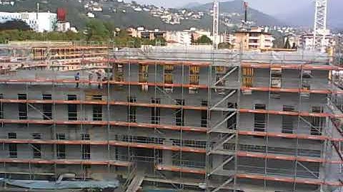 USI-SUPSI, building the new Lugano campus: 1 week per second