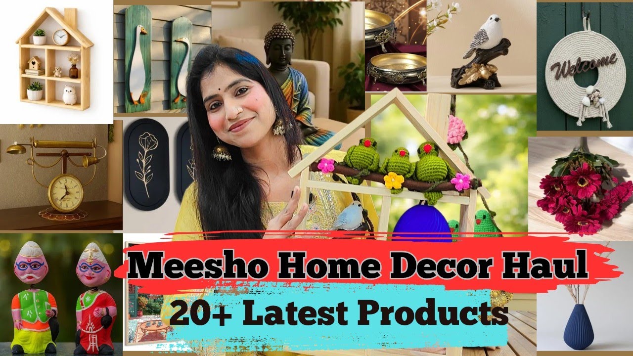 20+ Amazing New Collection From Meesho। Meesho Home Decor Haul।#floormats#walldecor#handmadedecor
