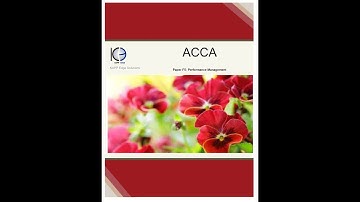 ACCA F5-Performance Management