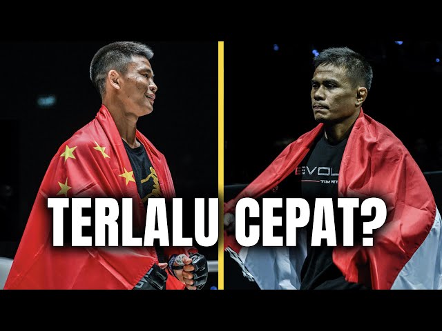 Hu Yong Menang CEPAT, DapatTahan LAJU Eko Roni Saputra! | ONE Fight Night 15 class=