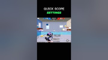 HOW TO QUICK SCOPE SETTINGS ?? 🤔#shorts #ytshorts #shortsfeeds #bgmi #pubg #bgmishorts