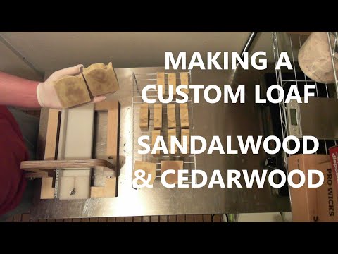 Making a Custom Loaf for a Local Shop | Sandalwood & Cedarwood | New Recipe - Dawn Organics