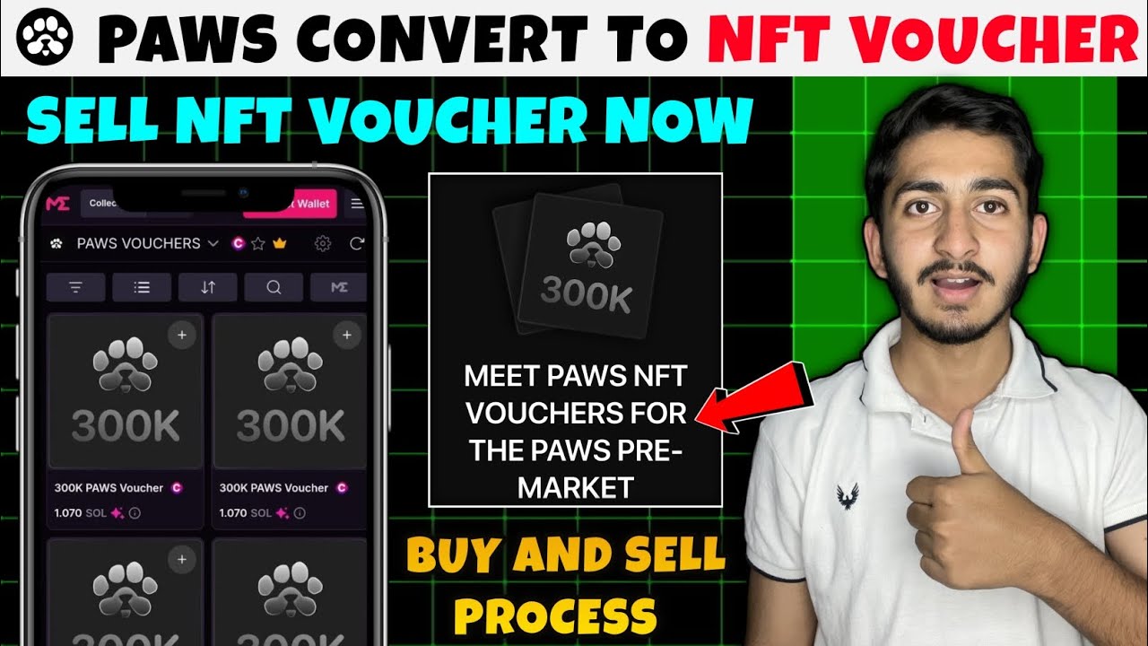 Nft Voucher Example Paws Tokens Convert to NFT vouchers | Paws NFT vouchers buy and sell ...