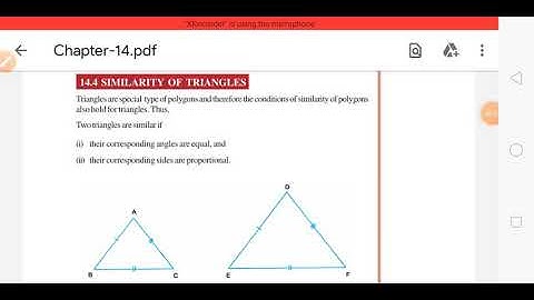 Nios 10. Maths. Chapter 14. similarity of triangles. Part 2