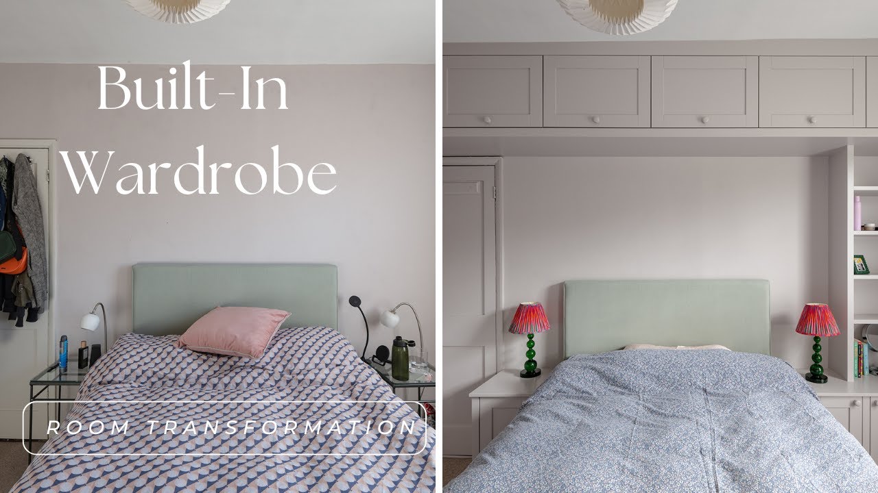 How To Build Overbed Unit Built-in over the bed storage unit in London - YouTube