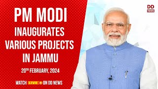 PM Modi Inaugurates Various Projects in Jammu