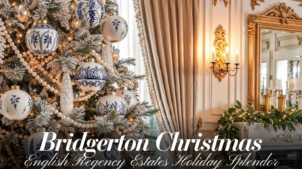 Рождество в Бриджертонах: праздничное великолепие в поместье эпохи английского Регентства