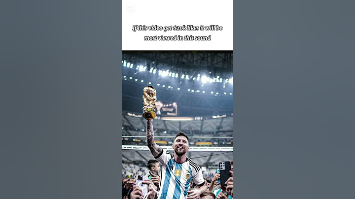If this video get 620k likes it will be most viewed in this sound #football #messi