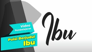 Puisi Berjudul Ibu