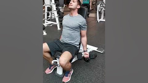 Incline bicep Curl - take your dropset one step further