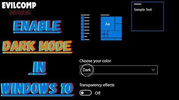 How to Enable Dark Mode in Windows 10