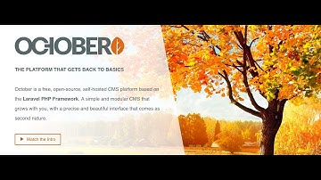 Introduction and Intallation of October CMS
