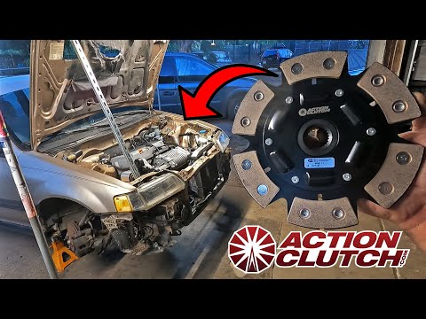 Supercharged K20 Wagon Gets New ACTION STAGE 5 CLUTCH !