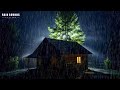 Rain Sounds For Sleeping - Instantly Fall Asleep With Rain &amp; Thunder Sound in cabin At Night #Rain 1