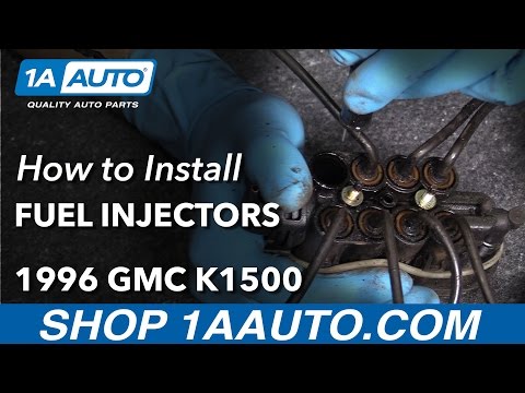 How to Install Replace CFI Fuel Injectors 1996-99 GMC Sierra K1500 V8 5.7L