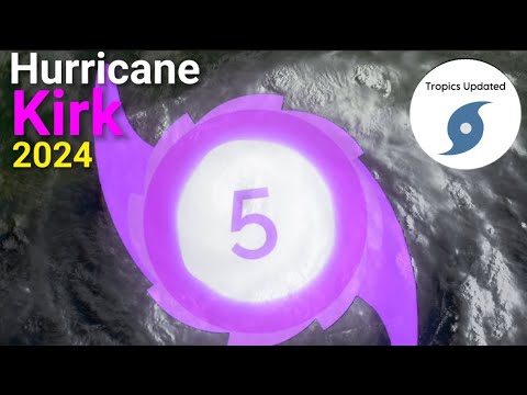 The track of hypothetical hurricane Kirk (2024) - YouTube