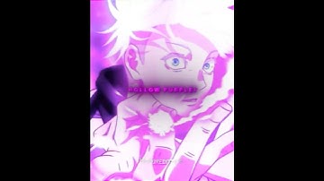 The Moment Gojo Scared Sukuna with Hollow Purple 🥶☠️ || Jujutsu kaisen #gojo #sukuna #jjk