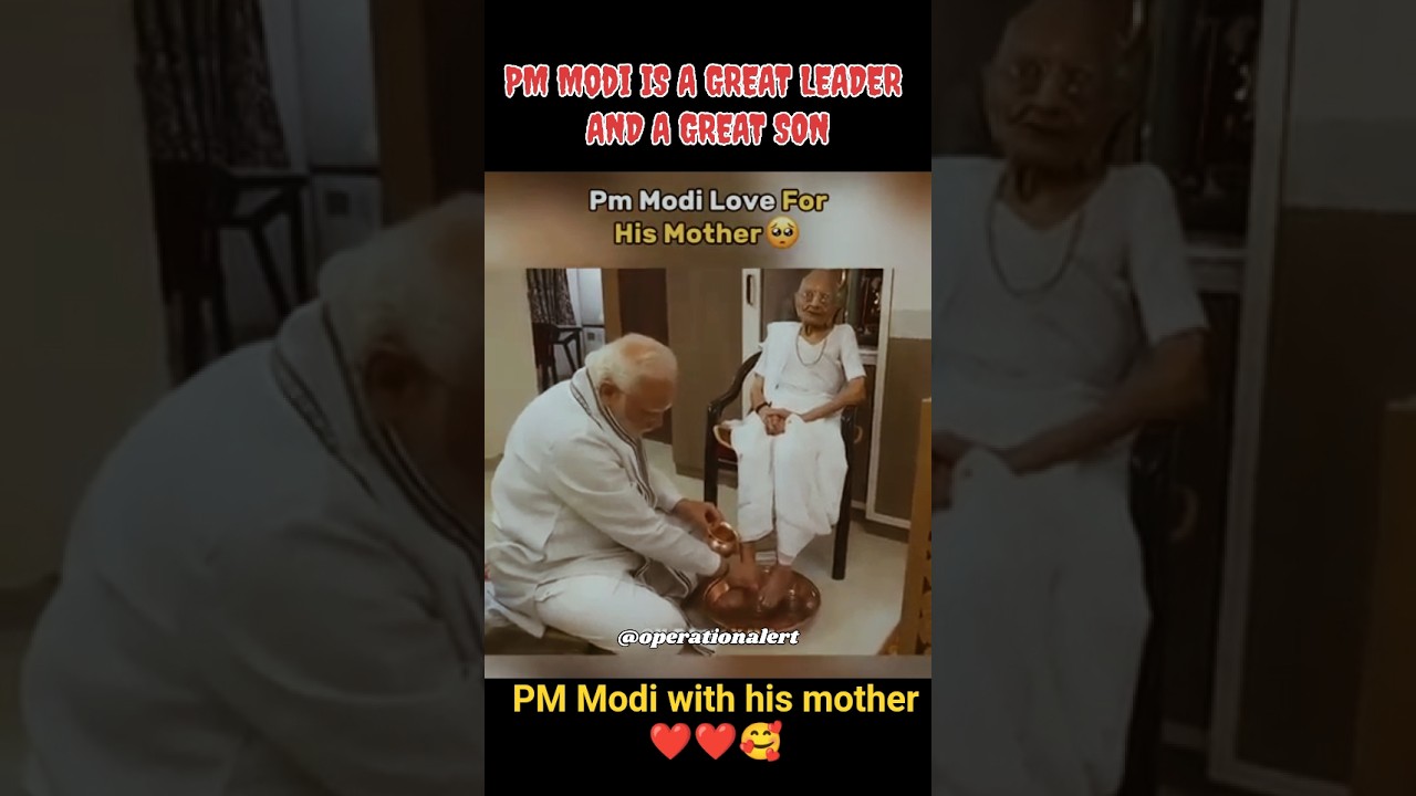 PM Modi's Pure Love for His Mother ❤️🙏 