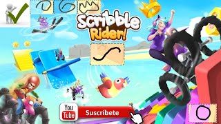 📲 How to Play SCRIBBLE RIDER on android / ios ✅ Noob VS Pro VS Hacker - Gameplay Walkthrough screenshot 5