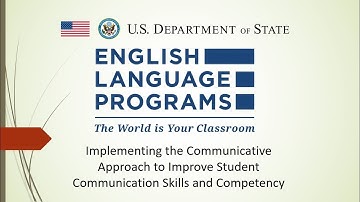 Let’s Talk! Effectiveness of Communicative Approach [RELO Andes Webinar - Apr 2018]