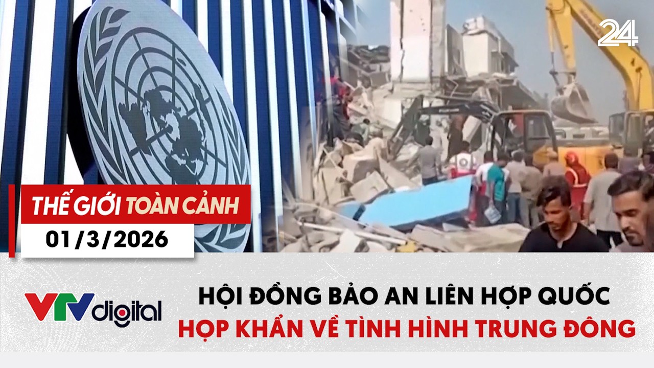 Thế giới toàn cảnh 01/3: Hội đồng Bảo an Liên hợp quốc họp khẩn về tình hình Trung Đông | VTV24