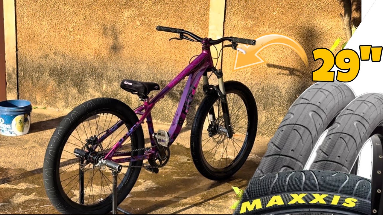 TROQUEI MEUS MAXXIS ARO 26 POR MAXXIS ARO 29! 😍🔥(definitivamente) - Transformando a HUPI NAJA em 29