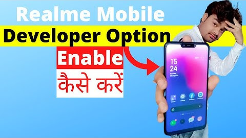 Realme 2 mobile developer option enable | Realme Best Developer Option Settings