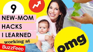 In this video, buzzfeed producer erin phraner walks you through 9
parenting hacks for new moms that she learned on the job. whether it's
how to change a diap...