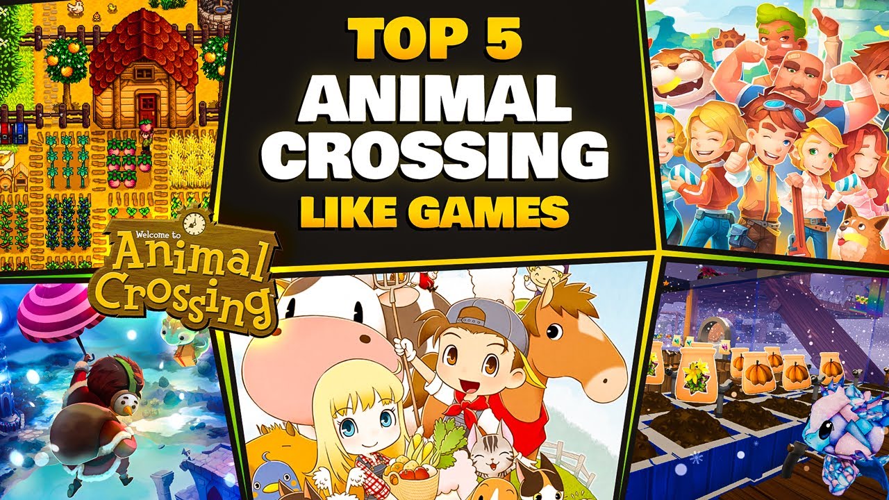 Top 5 Animal Crossing Like Games YouTube