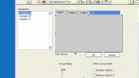 Using Invisible Tab Controls to Show and Hide Groups of Controls