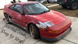 How to Prep Bad Paint for Wrap: 1991 Toyota MR2