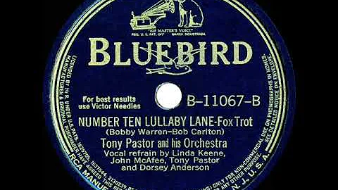 1941 Tony Pastor - Number Ten Lullaby Lane (Linda ...
