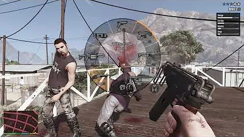GTA 5 - Trevor's First Person Shooting in Blaine C...
