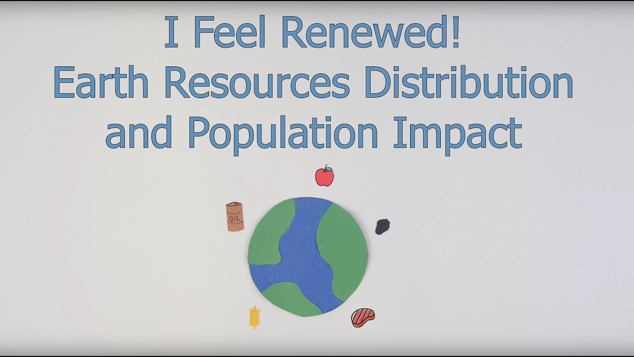 I Feel Renewed! Earth Resources Distribution and Population Impact