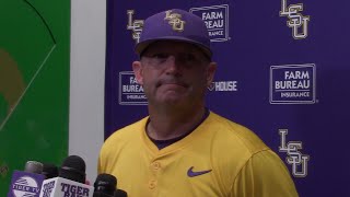 LSU Jay Johnson Sunday LOSS to Texas A&M postgame