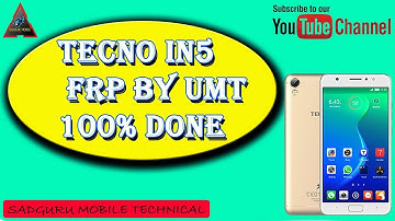 tecno in5 || frp unlock umt || SADGURU MOBILE TECHNICAL ##
