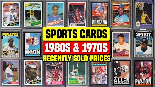 Baseball, Basketball & Football Cards from the 1980s & 1970s Recently Sold Prices  #sportscards