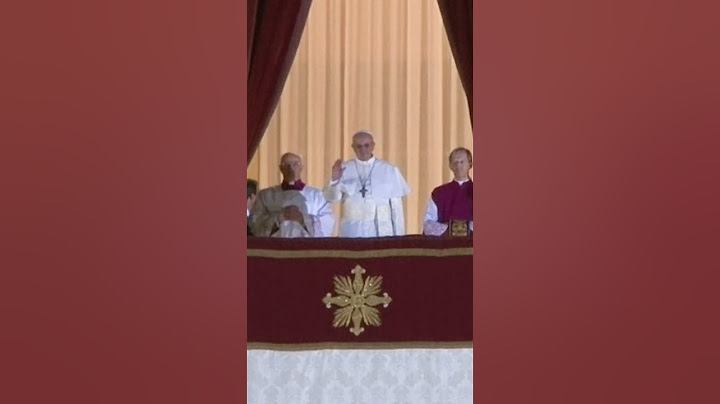 "Habemus Papam": el primer discurso del papa Francisco en 2013