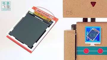 C6 2 5B 彩色液晶屏与Arduino -clybot C6自平衡寻线机器人Self-balancing line following robot