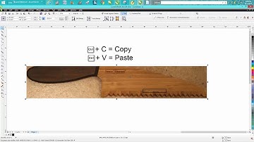 Corel Draw Tips & Tricks Copy & Paste SCALE a photo